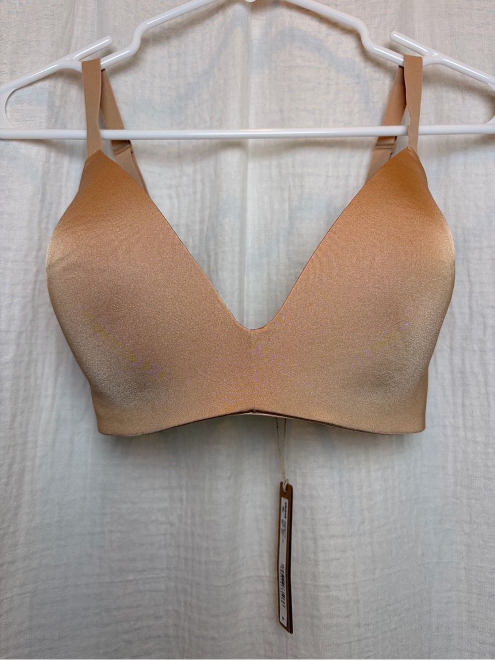 NWT SKIMS Wireless Form T-Shirt Bra Clay 34DD